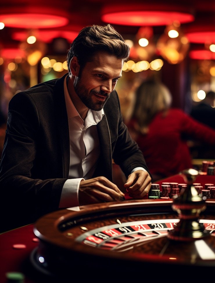 Live dealer at Asia Gaming studio streaming blackjack to mobile phone